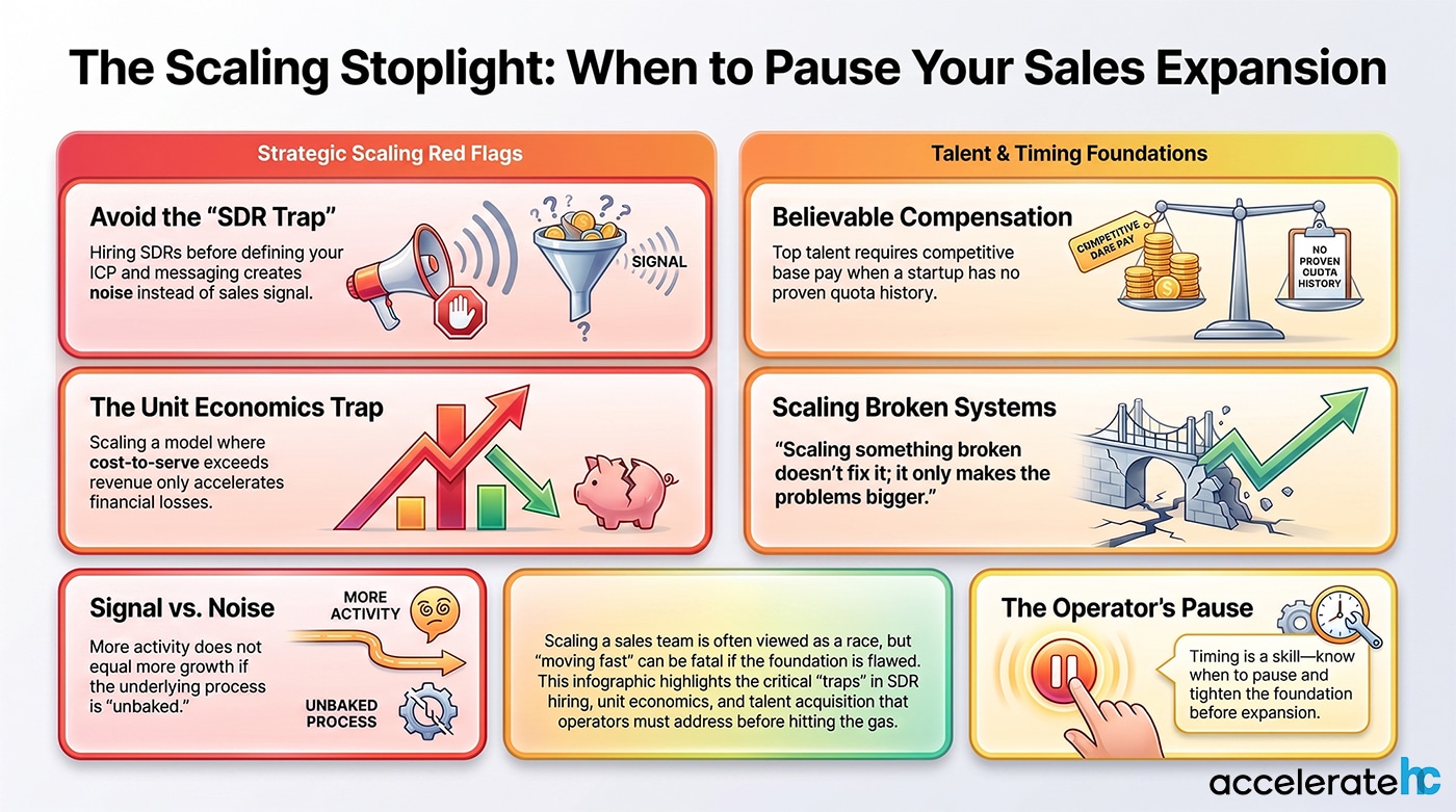 When Not to Scale Up